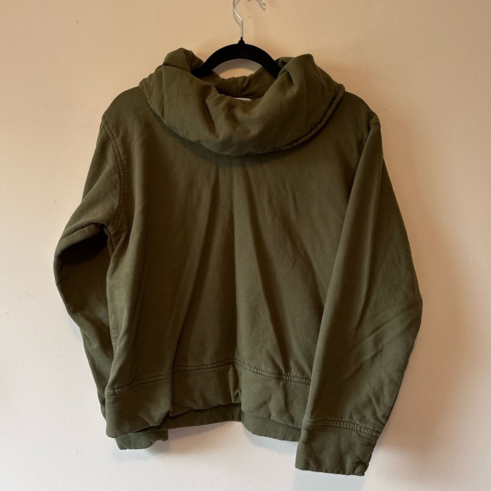Mexicali Blues Olive Green Cowl Neck Turtleneck Rollover Sweater Sweatshirt Sz M